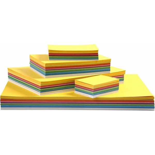 Carton Printemps - couleurs mlanges - A2, A3, A4, A5, A6 - 1800 feuilles