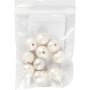 Perles d'eau douce - Ø9-12 mm - nacre - 10 pcs