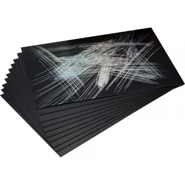 Feuille  gratter holographique, paquet de 10