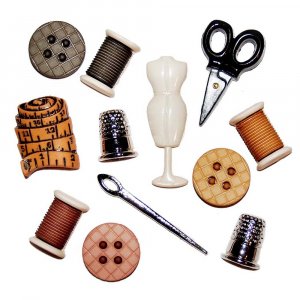 Boutons multicolores 15x10 - 41x14 mm - L'atelier couture Boutons multicolores 15x10 - 41x14 mm - L'atelier couture