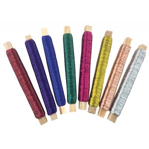Fil métallique 8 couleurs - 0,5 mm 50 m Fil métallique 8 couleurs - 0,5 mm 50 m