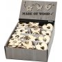 Dcorations en bois - Fleurs - papillons - coeurs - 200 pcs