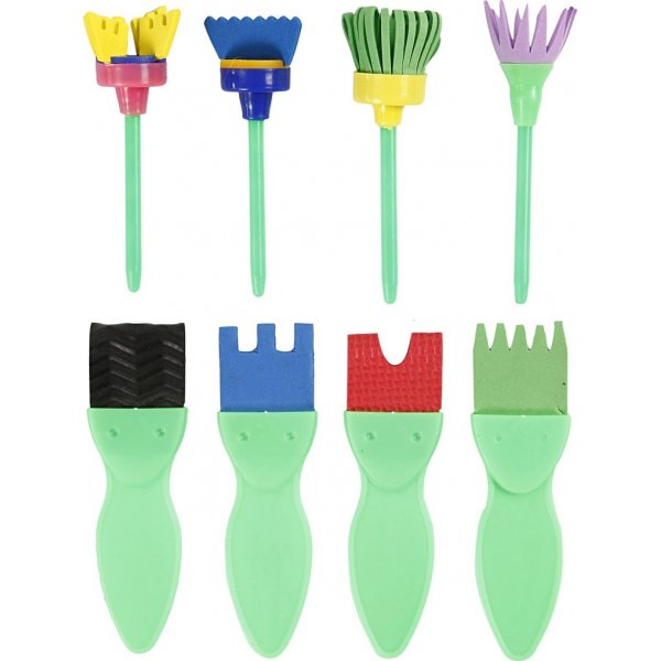 Brosses en caoutchouc mousse - 24 pcs