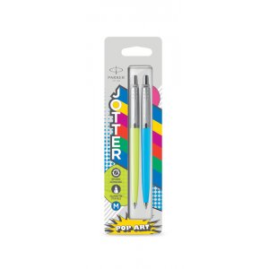 Stylo à bille Parker Jotter ORIG 60S - Bleu moyen - paquet de 2 Stylo à bille Parker Jotter ORIG 60S - Bleu moyen - paquet de 2