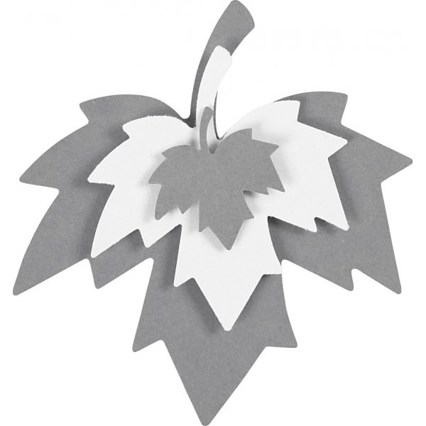 Poinons couche sur couche - Feuille d'rable - 3 pcs