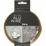 Fil d'aluminium - 1 mm - dor - 16 m