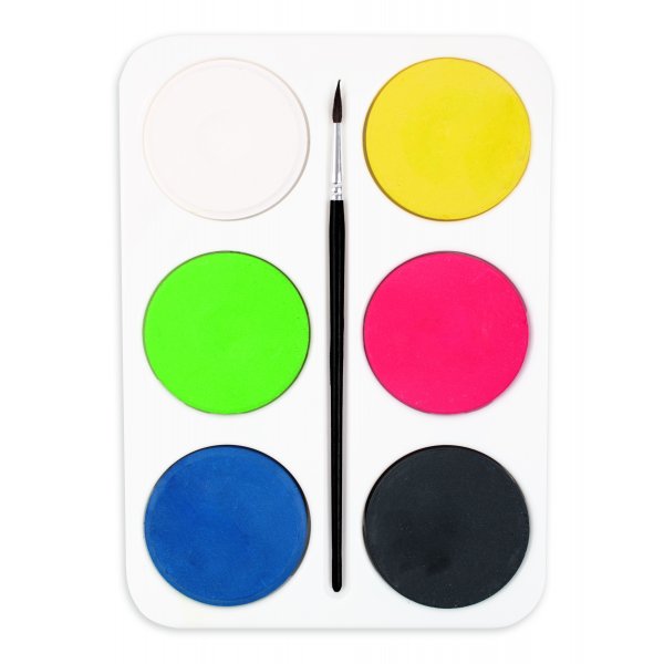 Palette avec rondelles de couleurs