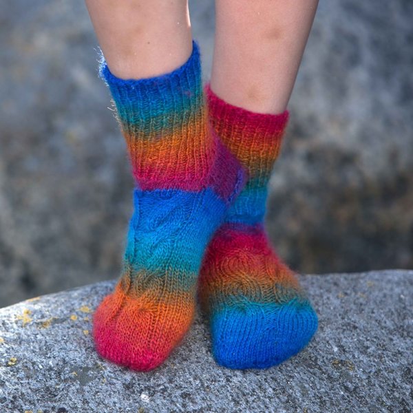Patron tricot - Chaussettes avec galon (1306-23)