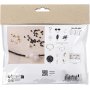 Mini DIY Kit Bijoux, harmonie noire, Collier lourd