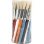 Pinceaux pour enfants - ronds - 30 pcs
