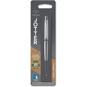 Stylo bille Parker Jotter - Stylo bille Medium - Encre bleue - 1-Blister Stylo bille Parker Jotter - Stylo bille Medium - Encre bleue - 1-Blister