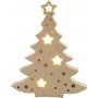 Figurine en carton avec lumire intgre - Sapin de Nol
