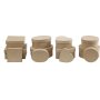 Cendres - papier mch - 72 pcs