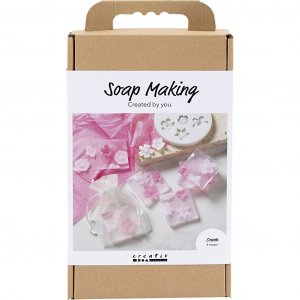 Kit DIY pour fabriquer du savon en forme de fleurs roses Kit DIY pour fabriquer du savon en forme de fleurs roses