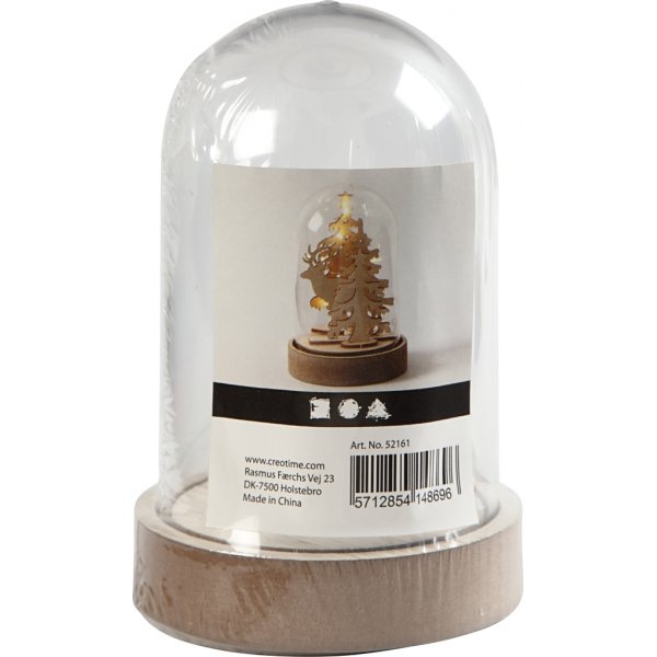 Coupe sur socle en bois - 8 cm