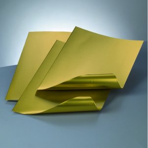 Feuille d'aluminium 20 x 30 cm / 0,15 mm - or - paquet de 20 Feuille d'aluminium 20 x 30 cm / 0,15 mm - or - paquet de 20