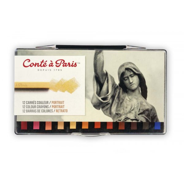 Crayons pastel "Carr Portrait" Cont  Paris - 12 Crayons