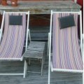 Image client Toile de store et tissu décoratif Toldo Stripes - Couleur mixte Silja 1 - 160 cm
