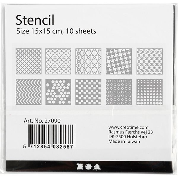 Pochoir - 10 feuilles