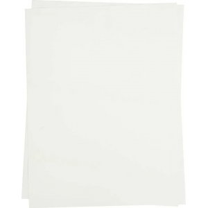 Feuille de transfert - transparente - pour textiles légers - 5 feuilles Feuille de transfert - transparente - pour textiles légers - 5 feuilles