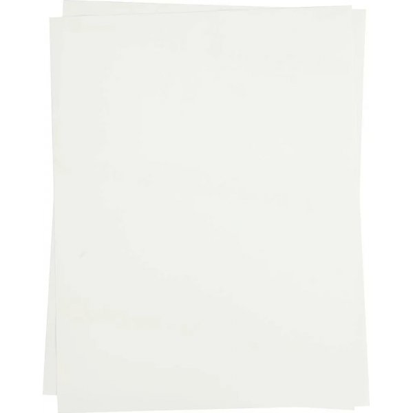 Feuille de transfert - transparente - pour textiles lgers - 5 feuilles