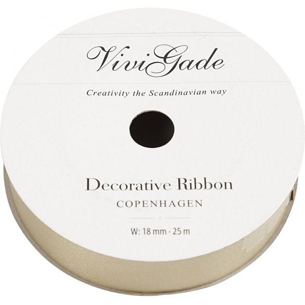 Ruban cadeau - dor - mat - 25 m