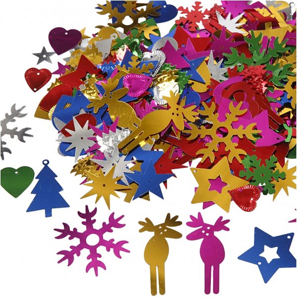 Paillettes - couleurs vives - 35 g