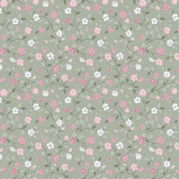 Tissu pour rideaux Lotta vert