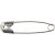 Épingles de sûreté - argent - 100 pcs Épingles de sûreté - argent - 100 pcs