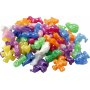Perles en plastique - couleurs vives - brillantes - 125 ml