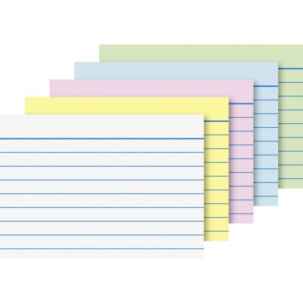 Cartes  crire - A8 lignes x200 - set