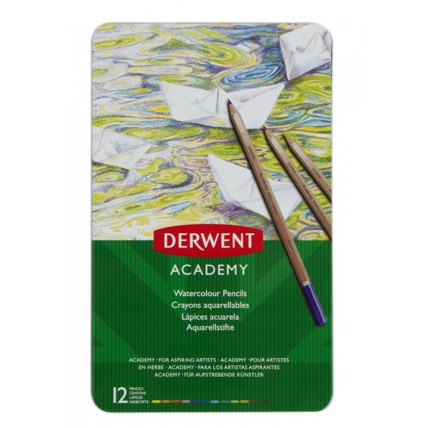 Aquarelle Derwent Academy - 12 parties