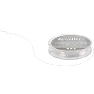 Fil élastique à bijoux - Ø0,5 mm - rond - 10 m Fil élastique à bijoux - Ø0,5 mm - rond - 10 m