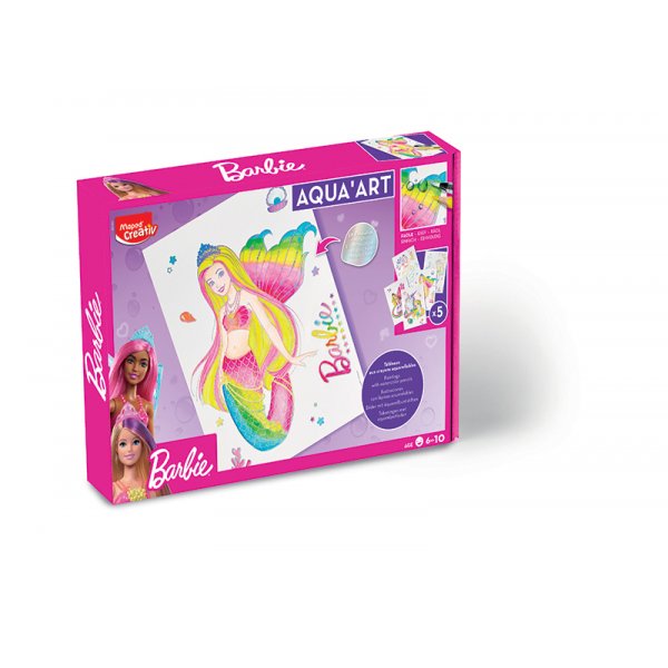 Barbie - Maped - Peinture  l'aquarelle principalement ( partir de 7 ans)