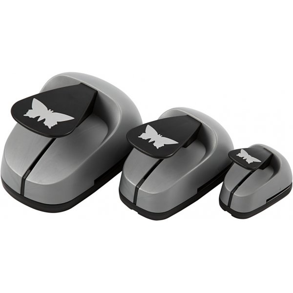 Poinons couche sur couche - Papillon - 3 pcs