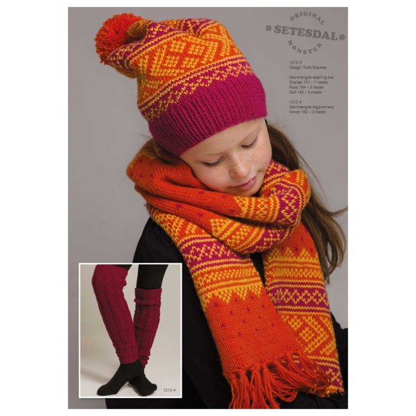 Patron tricot - charpe, bonnet et jambires