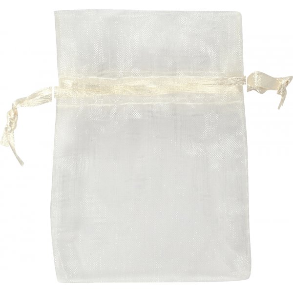 Sacs en organza - blanc cass - 10 pcs