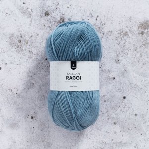 Raggi moyen 100g - Bleu clair Raggi moyen 100g - Bleu clair