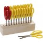 Ciseaux pour enfants - pointe ronde - 12,5 cm - 12 pcs