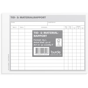 Rapport de temps et de matériel - A5L Rapport de temps et de matériel - A5L