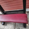 Image client Tissu d'ameublement Vinyle / Cuir Artificiel Bordeaux Moyen - 140 cm