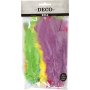 Duvet sur fil d'acier - couleurs mlanges - 18 x 3 pcs