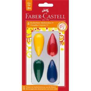 Crayons de couleur pour enfants en forme de goutte - 4 couleurs Crayons de couleur pour enfants en forme de goutte - 4 couleurs