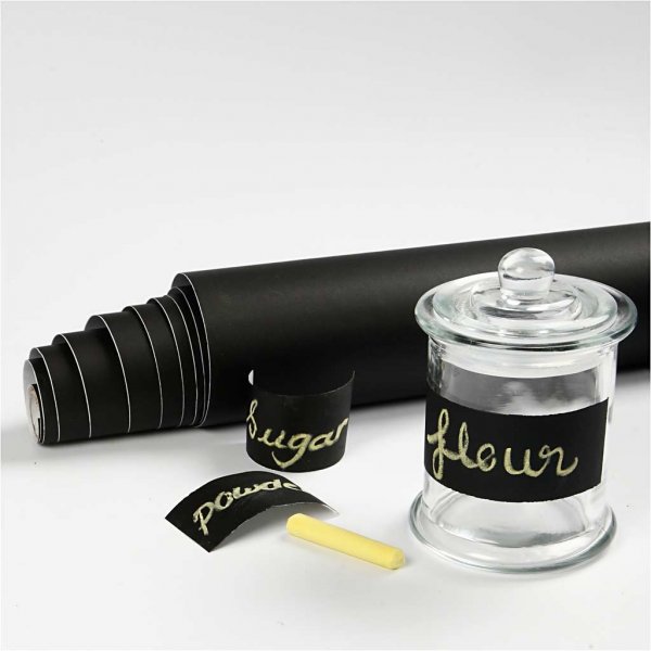 Film pour tableau noir - noir - 2 m Film pour tableau noir - noir - 2 m