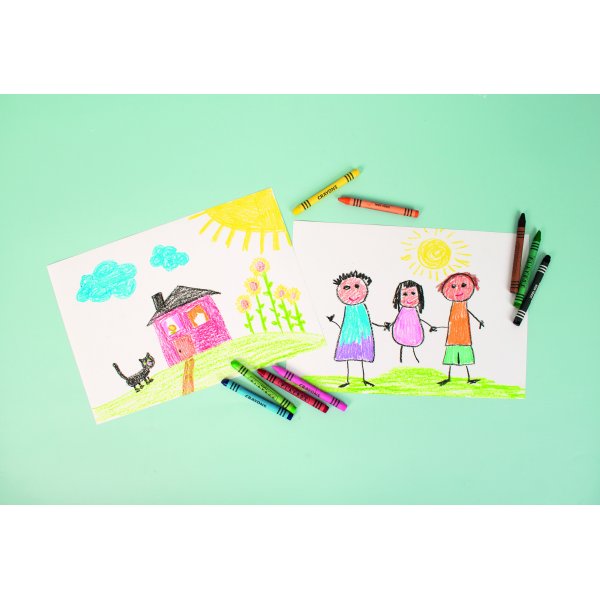 Crayon de cire 6 pi�ces �troit