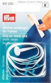 Porte-serviettes et textiles à clipser pour serviettes blanc 5 pcs Porte-serviettes et textiles à clipser pour serviettes blanc 5 pcs