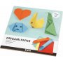 Papier origami - couleurs mlanges - 15 x 15 cm - 5 x 10 feuilles