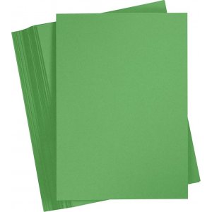 Carton coloré - vert herbe - A4 - 180 g - 100 feuilles Carton coloré - vert herbe - A4 - 180 g - 100 feuilles