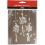 Mini Kit DIY Crochet - blanc - Flocons de neige