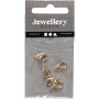 Mousqueton - plaqu or - 5 pcs